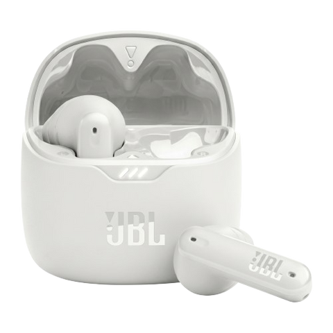 JBL Tune Flex - True Wireless Noise Cancelling Earbuds (White), Small